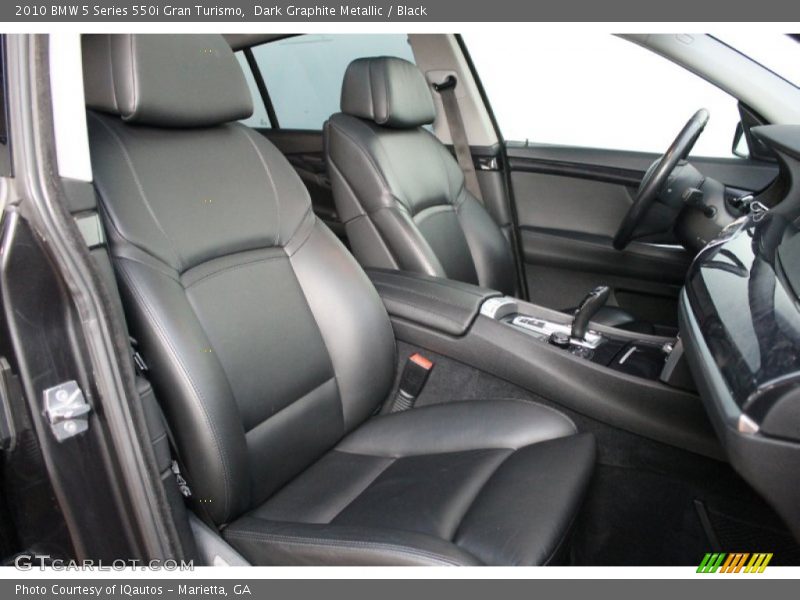 Dark Graphite Metallic / Black 2010 BMW 5 Series 550i Gran Turismo