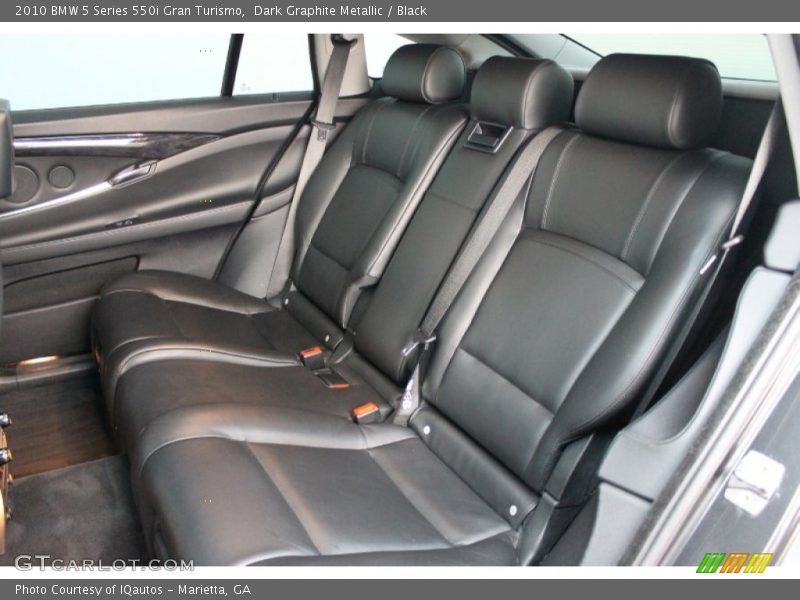 Dark Graphite Metallic / Black 2010 BMW 5 Series 550i Gran Turismo