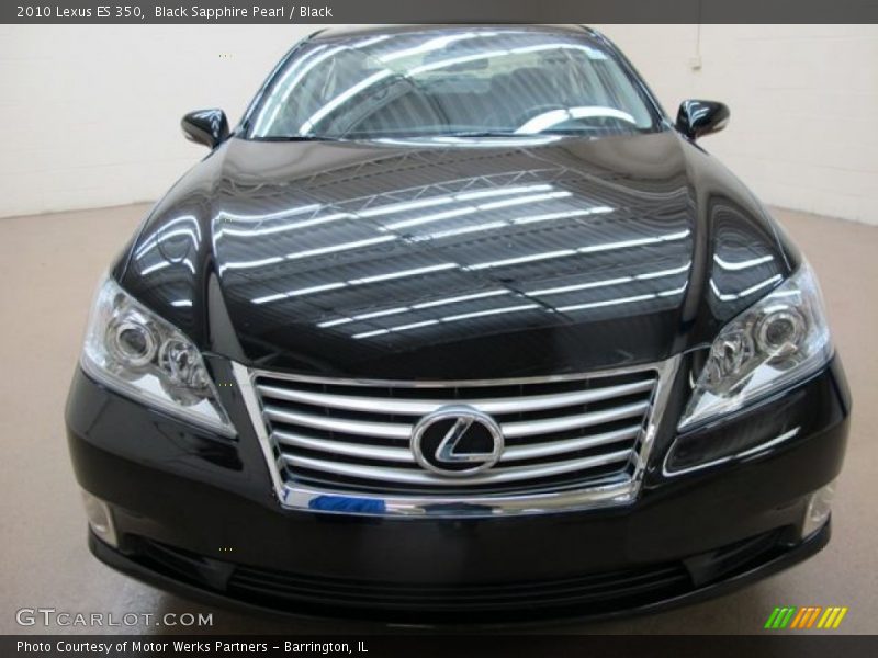Black Sapphire Pearl / Black 2010 Lexus ES 350