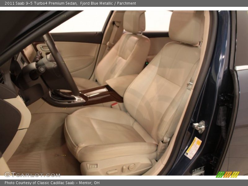 Fjord Blue Metallic / Parchment 2011 Saab 9-5 Turbo4 Premium Sedan
