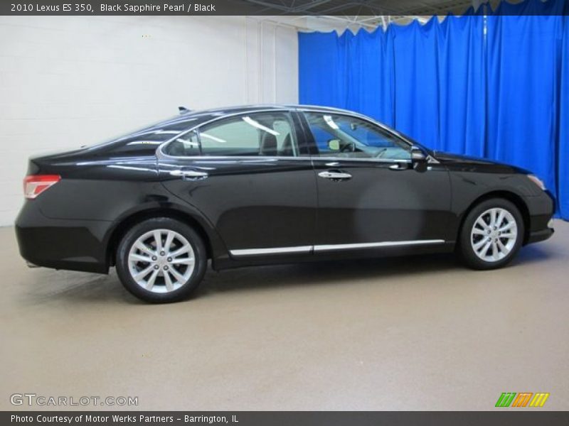 Black Sapphire Pearl / Black 2010 Lexus ES 350