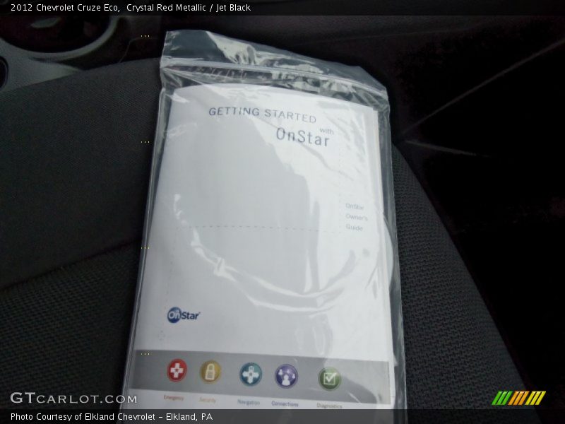Crystal Red Metallic / Jet Black 2012 Chevrolet Cruze Eco
