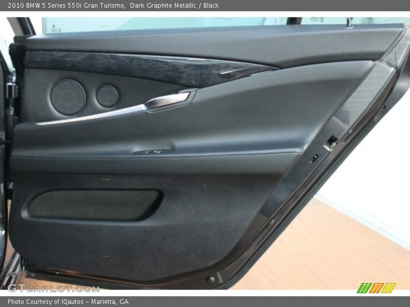 Dark Graphite Metallic / Black 2010 BMW 5 Series 550i Gran Turismo