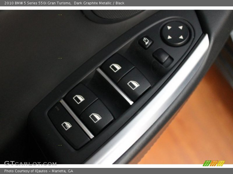 Dark Graphite Metallic / Black 2010 BMW 5 Series 550i Gran Turismo