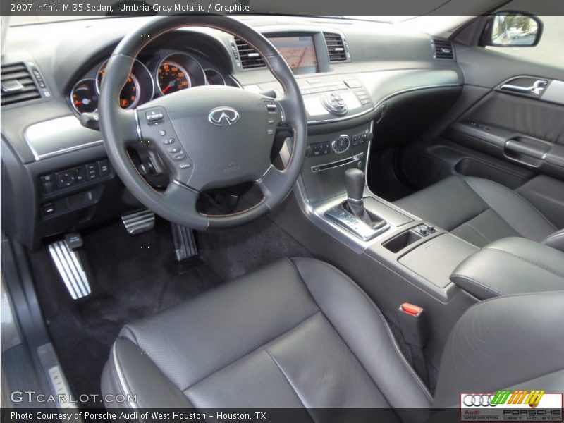 Umbria Gray Metallic / Graphite 2007 Infiniti M 35 Sedan