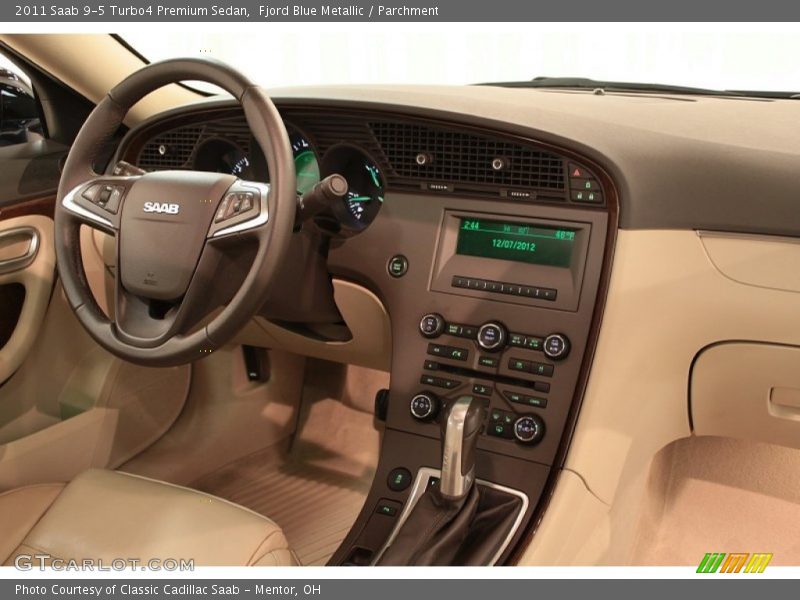 Fjord Blue Metallic / Parchment 2011 Saab 9-5 Turbo4 Premium Sedan
