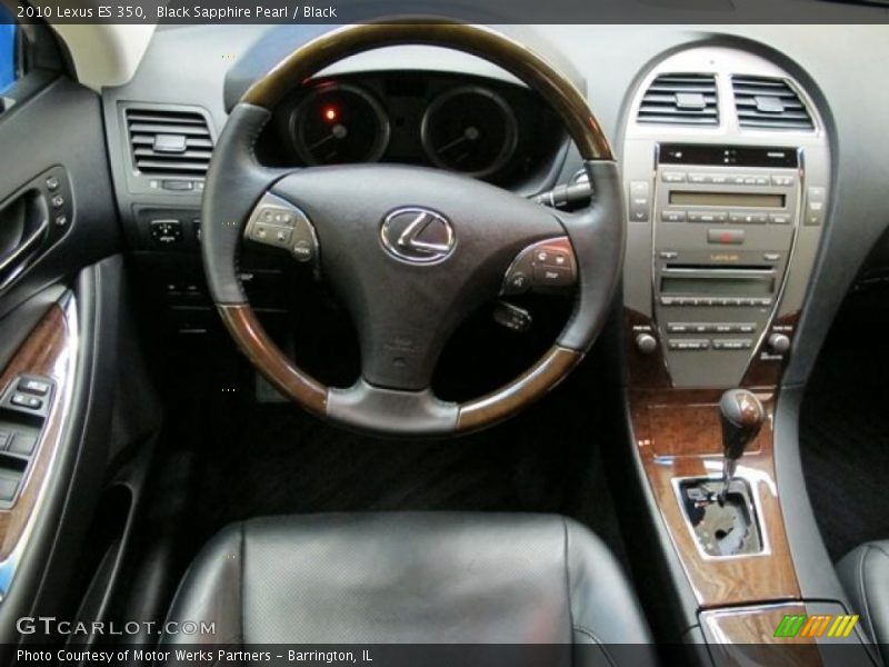 Black Sapphire Pearl / Black 2010 Lexus ES 350