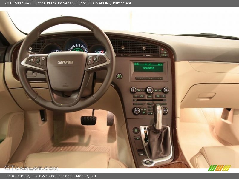 Fjord Blue Metallic / Parchment 2011 Saab 9-5 Turbo4 Premium Sedan