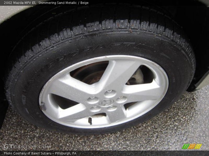 Shimmering Sand Metallic / Beige 2002 Mazda MPV ES