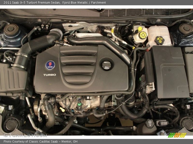 Fjord Blue Metallic / Parchment 2011 Saab 9-5 Turbo4 Premium Sedan
