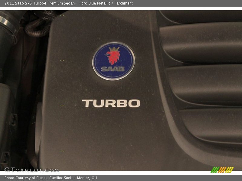 Fjord Blue Metallic / Parchment 2011 Saab 9-5 Turbo4 Premium Sedan
