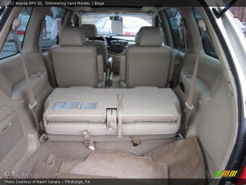 Shimmering Sand Metallic / Beige 2002 Mazda MPV ES