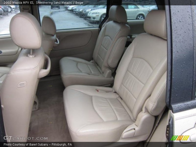 Shimmering Sand Metallic / Beige 2002 Mazda MPV ES