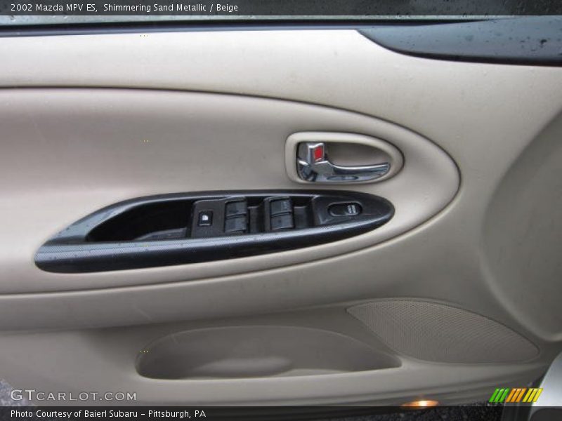 Shimmering Sand Metallic / Beige 2002 Mazda MPV ES