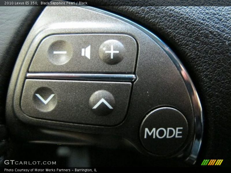Black Sapphire Pearl / Black 2010 Lexus ES 350