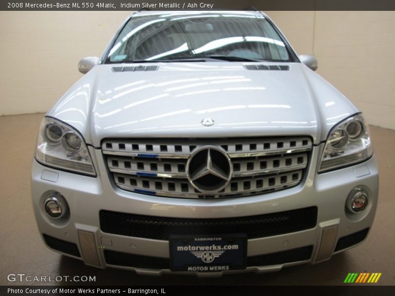Iridium Silver Metallic / Ash Grey 2008 Mercedes-Benz ML 550 4Matic