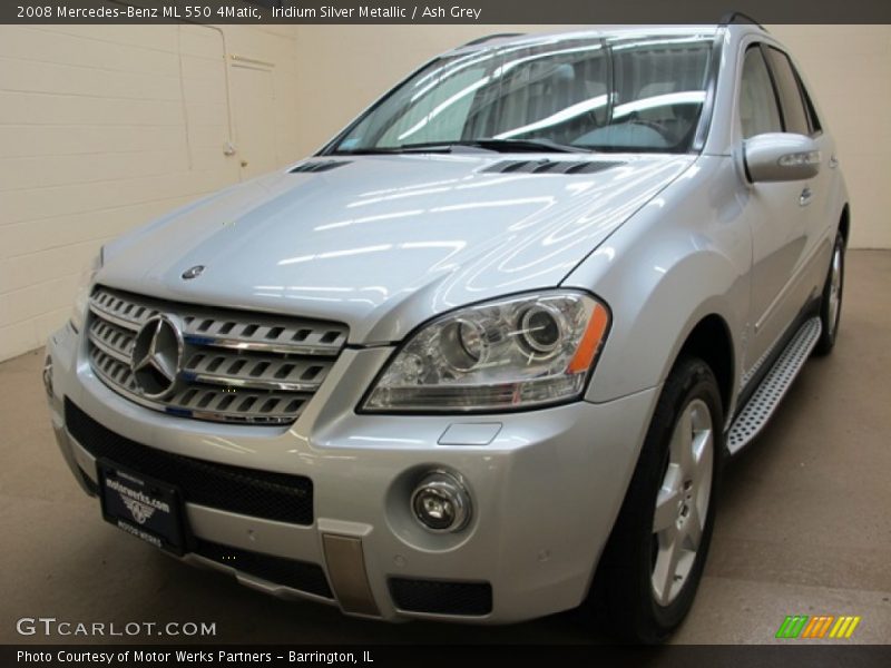 Iridium Silver Metallic / Ash Grey 2008 Mercedes-Benz ML 550 4Matic