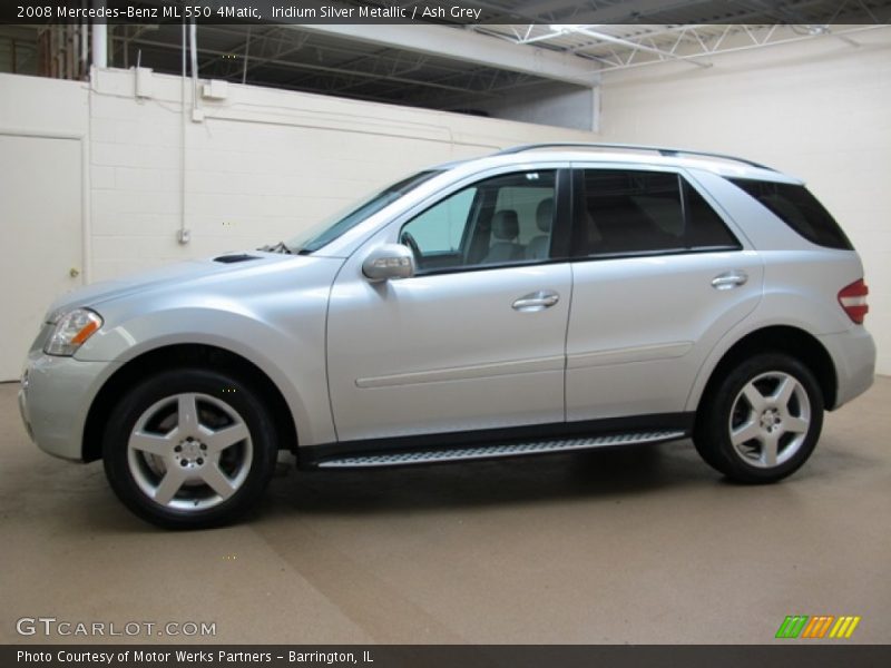 Iridium Silver Metallic / Ash Grey 2008 Mercedes-Benz ML 550 4Matic