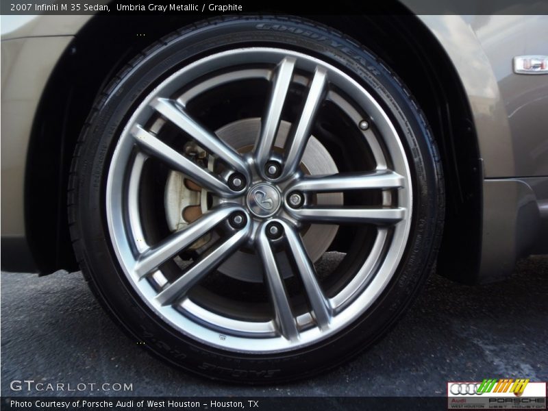 Umbria Gray Metallic / Graphite 2007 Infiniti M 35 Sedan