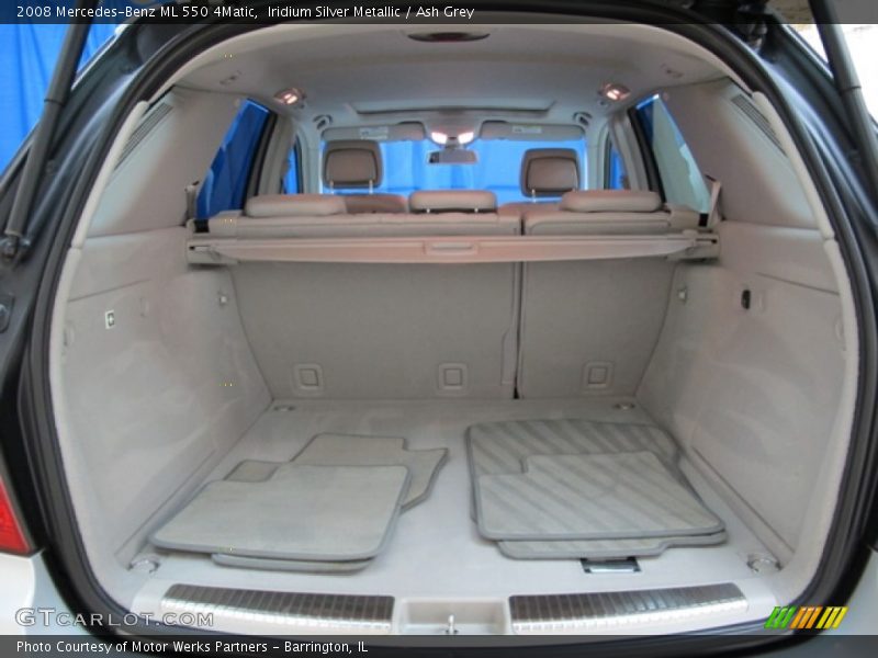 Iridium Silver Metallic / Ash Grey 2008 Mercedes-Benz ML 550 4Matic