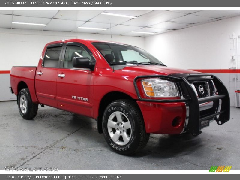 Red Brawn / Steel Gray 2006 Nissan Titan SE Crew Cab 4x4