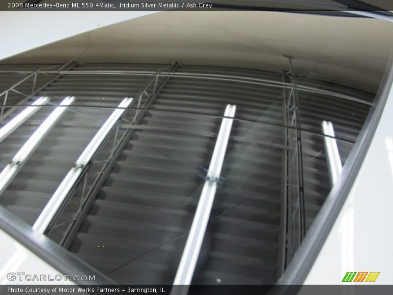 Iridium Silver Metallic / Ash Grey 2008 Mercedes-Benz ML 550 4Matic