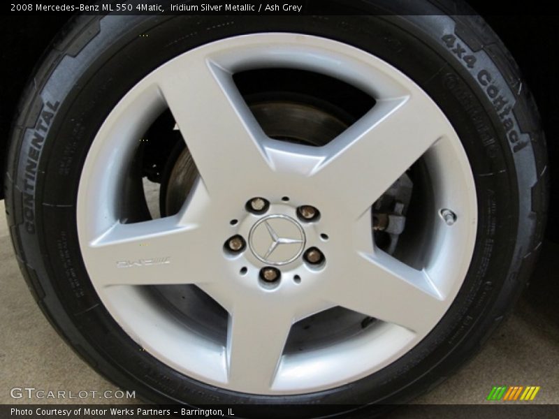 Iridium Silver Metallic / Ash Grey 2008 Mercedes-Benz ML 550 4Matic