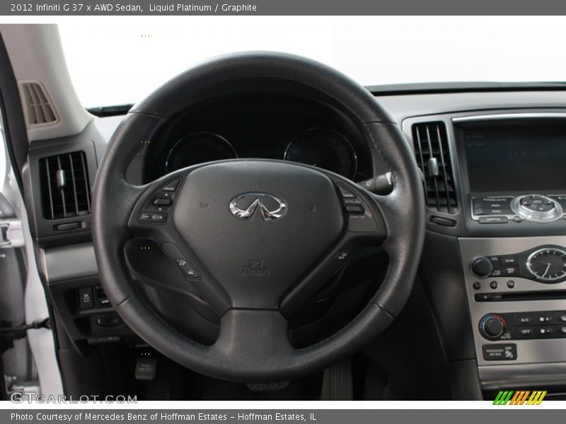 Liquid Platinum / Graphite 2012 Infiniti G 37 x AWD Sedan