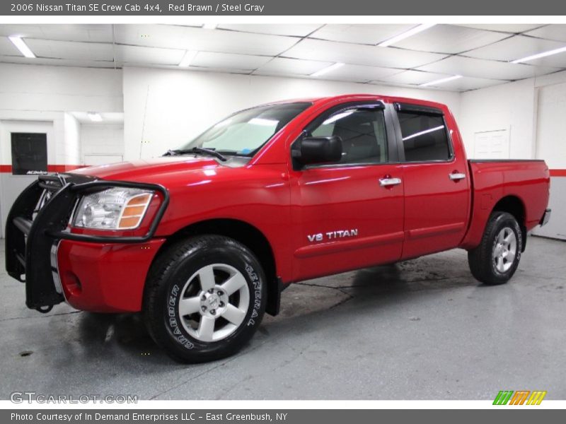 Red Brawn / Steel Gray 2006 Nissan Titan SE Crew Cab 4x4