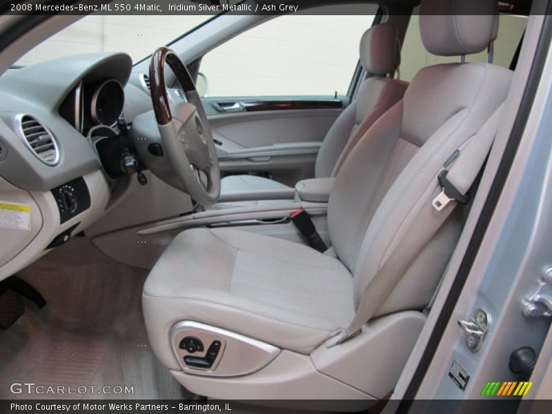 Iridium Silver Metallic / Ash Grey 2008 Mercedes-Benz ML 550 4Matic