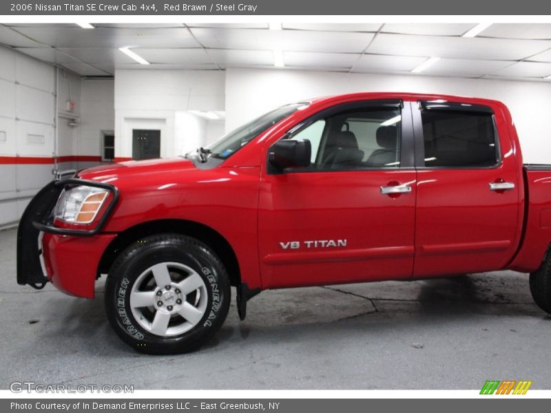 Red Brawn / Steel Gray 2006 Nissan Titan SE Crew Cab 4x4