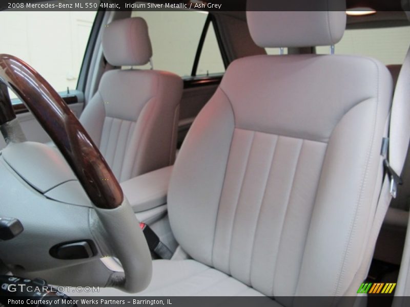 Iridium Silver Metallic / Ash Grey 2008 Mercedes-Benz ML 550 4Matic