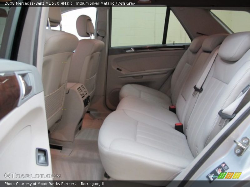 Iridium Silver Metallic / Ash Grey 2008 Mercedes-Benz ML 550 4Matic