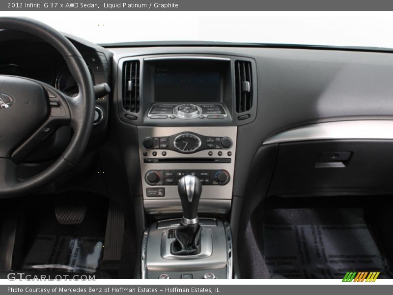 Liquid Platinum / Graphite 2012 Infiniti G 37 x AWD Sedan