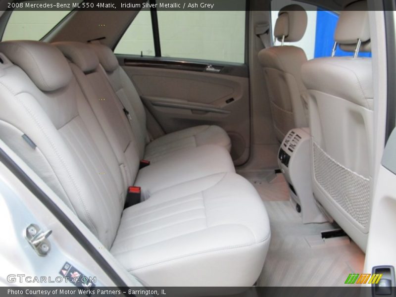 Iridium Silver Metallic / Ash Grey 2008 Mercedes-Benz ML 550 4Matic