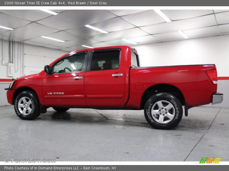 Red Brawn / Steel Gray 2006 Nissan Titan SE Crew Cab 4x4