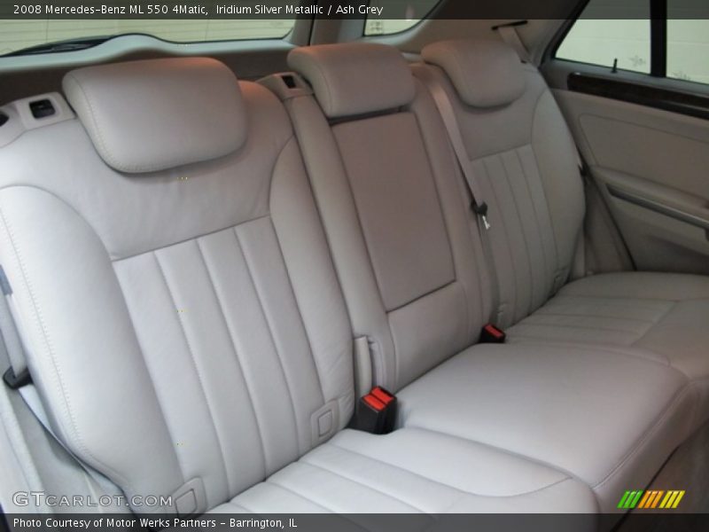 Iridium Silver Metallic / Ash Grey 2008 Mercedes-Benz ML 550 4Matic