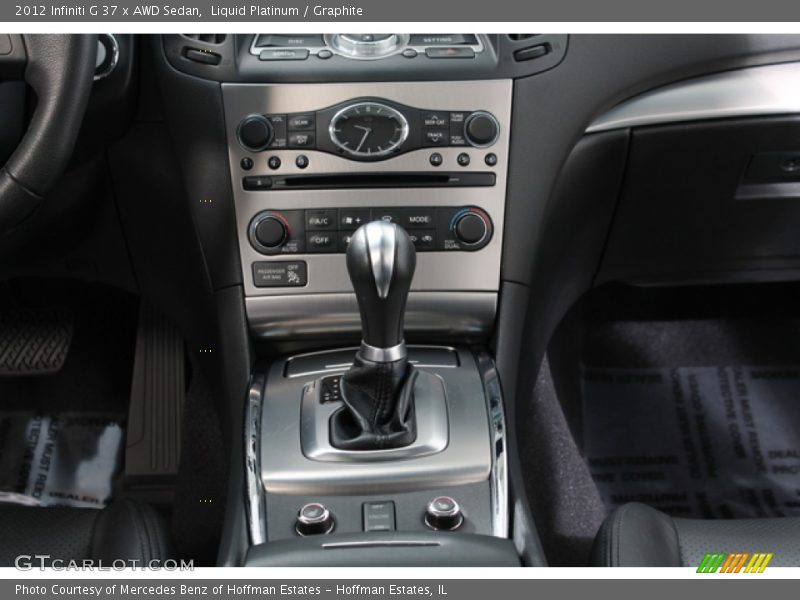 Liquid Platinum / Graphite 2012 Infiniti G 37 x AWD Sedan