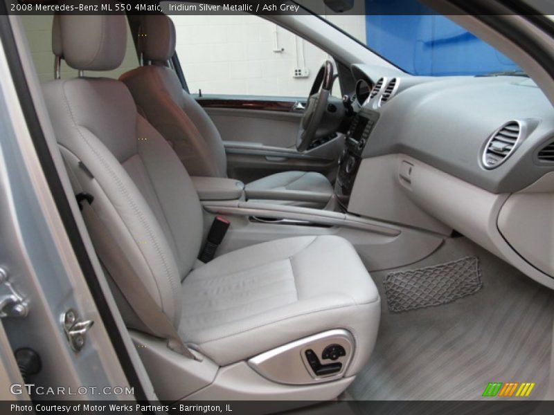 Iridium Silver Metallic / Ash Grey 2008 Mercedes-Benz ML 550 4Matic