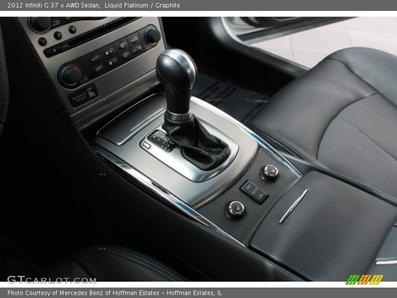 Liquid Platinum / Graphite 2012 Infiniti G 37 x AWD Sedan