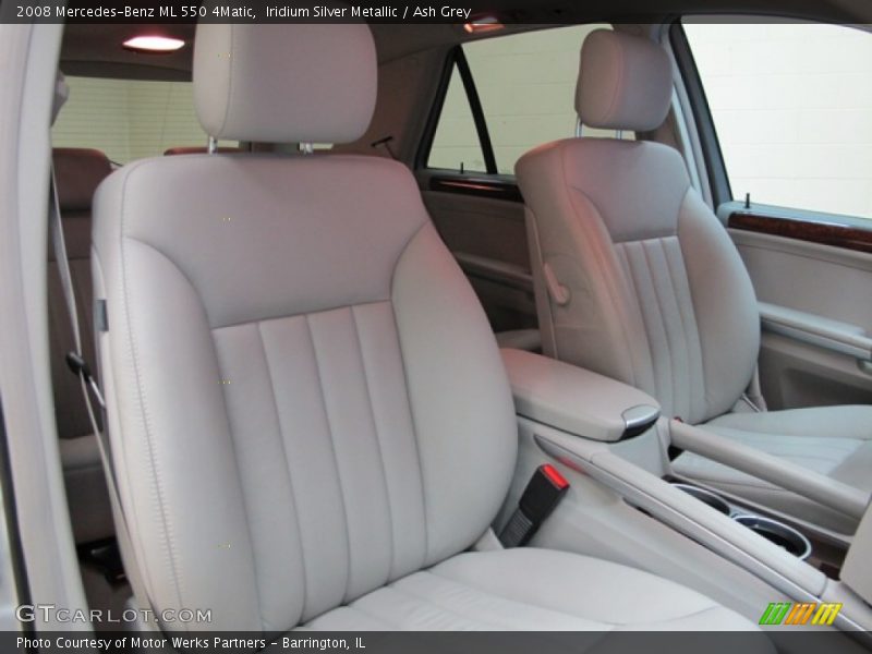 Iridium Silver Metallic / Ash Grey 2008 Mercedes-Benz ML 550 4Matic