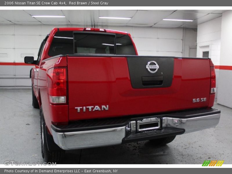Red Brawn / Steel Gray 2006 Nissan Titan SE Crew Cab 4x4