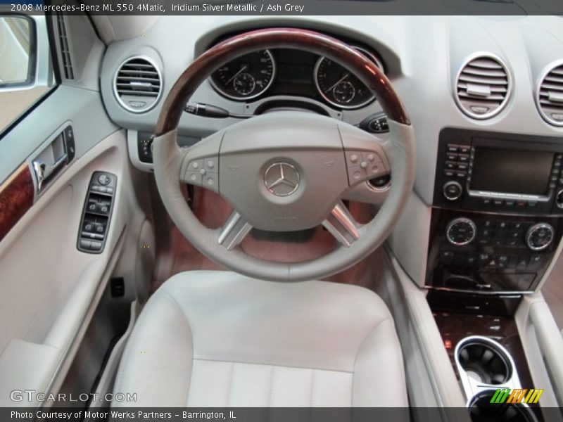Iridium Silver Metallic / Ash Grey 2008 Mercedes-Benz ML 550 4Matic