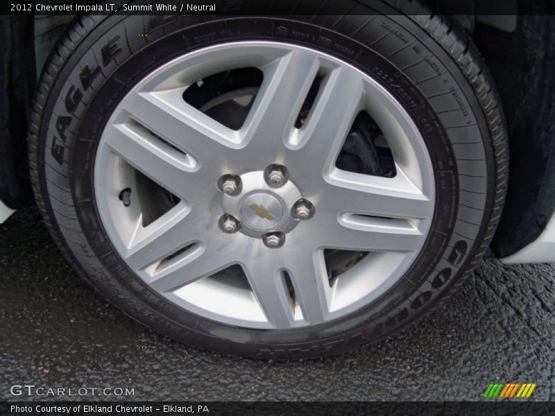 Summit White / Neutral 2012 Chevrolet Impala LT