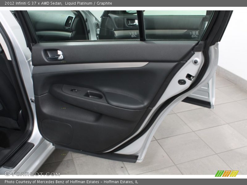 Liquid Platinum / Graphite 2012 Infiniti G 37 x AWD Sedan