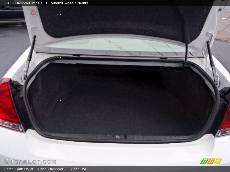 Summit White / Neutral 2012 Chevrolet Impala LT