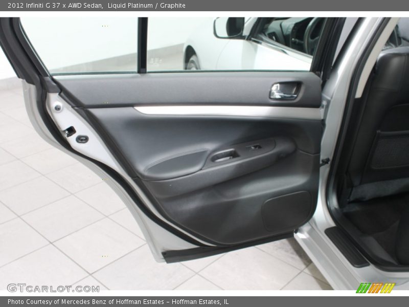 Liquid Platinum / Graphite 2012 Infiniti G 37 x AWD Sedan