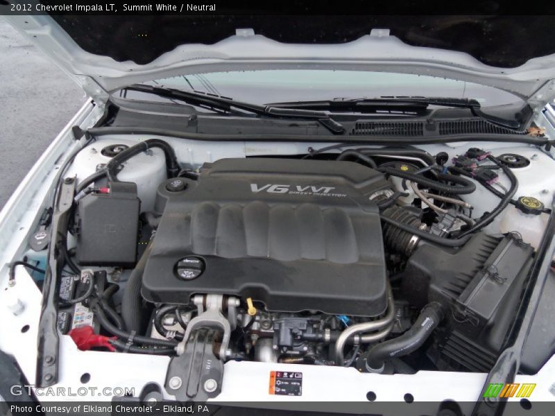 Summit White / Neutral 2012 Chevrolet Impala LT