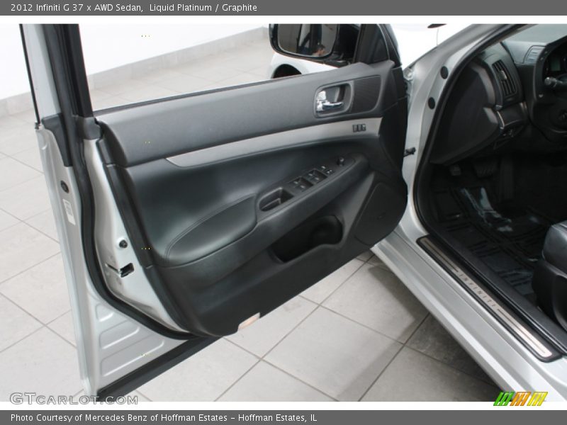 Liquid Platinum / Graphite 2012 Infiniti G 37 x AWD Sedan