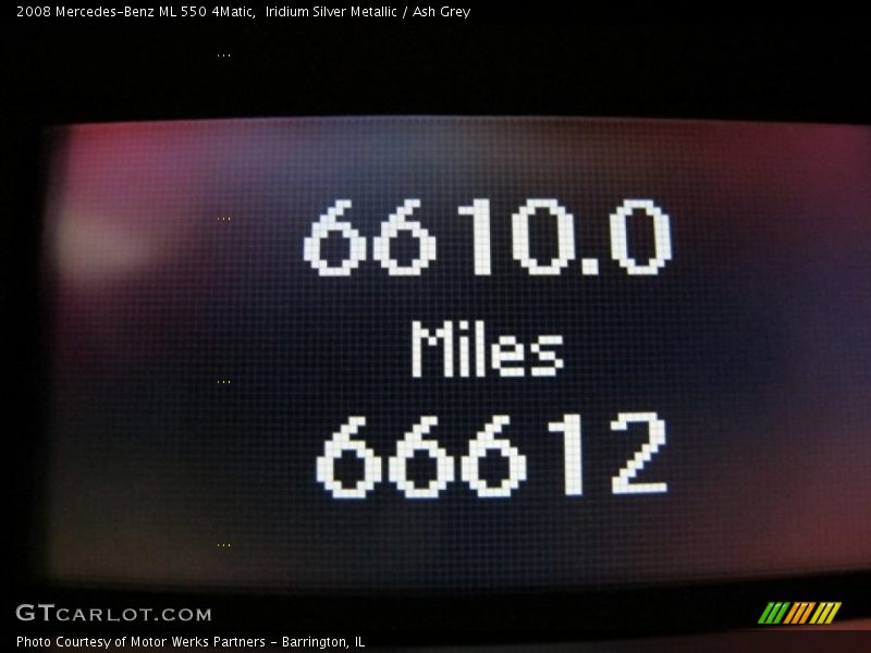 Iridium Silver Metallic / Ash Grey 2008 Mercedes-Benz ML 550 4Matic